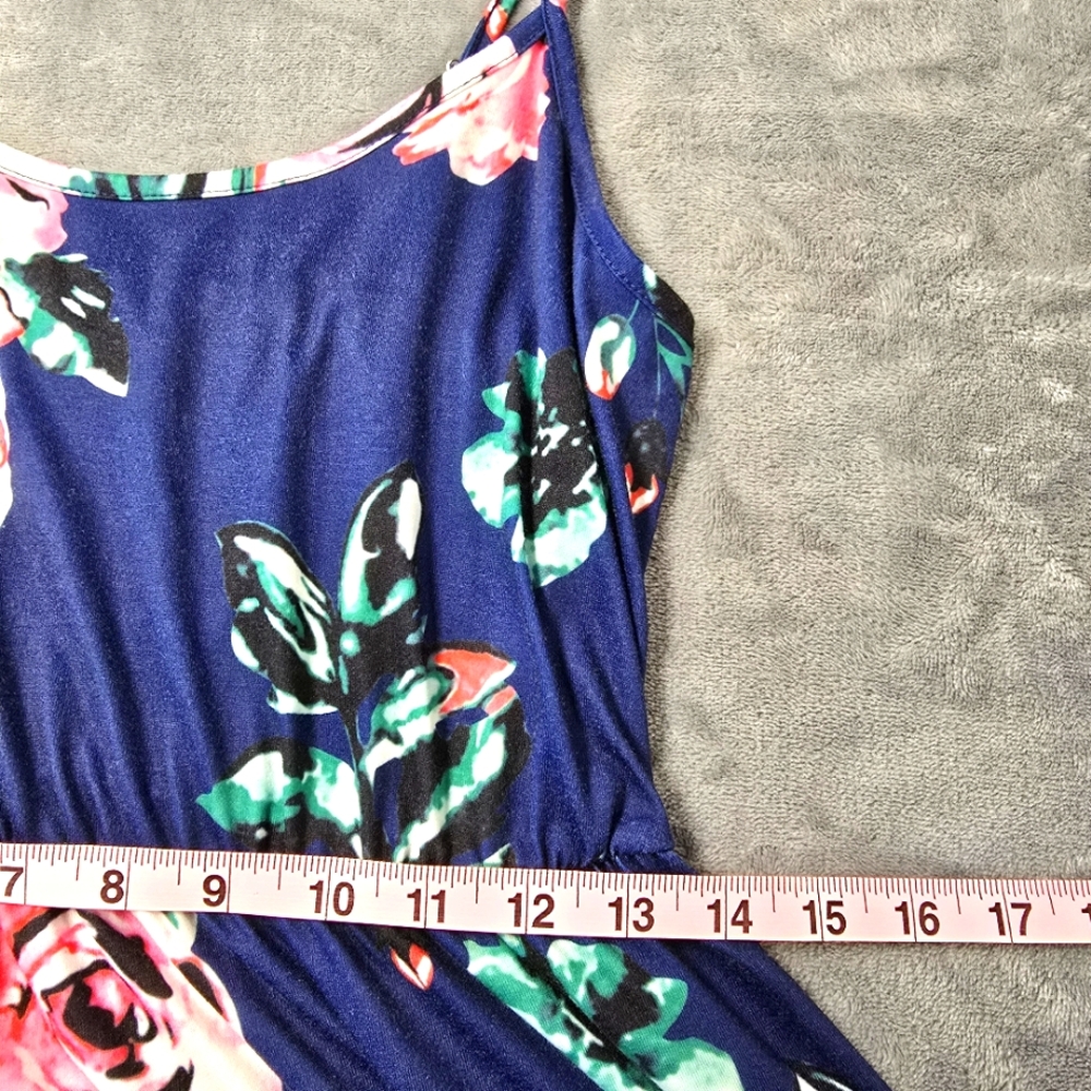 2/$30 Y2k Floral Maxi Sundress Womens S Resort Beach‎ Babydoll Summer - Picture 7 of 11
